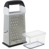 GoodCook Touch 4-sided Box Grater, Stainless Steel Blades with Collection