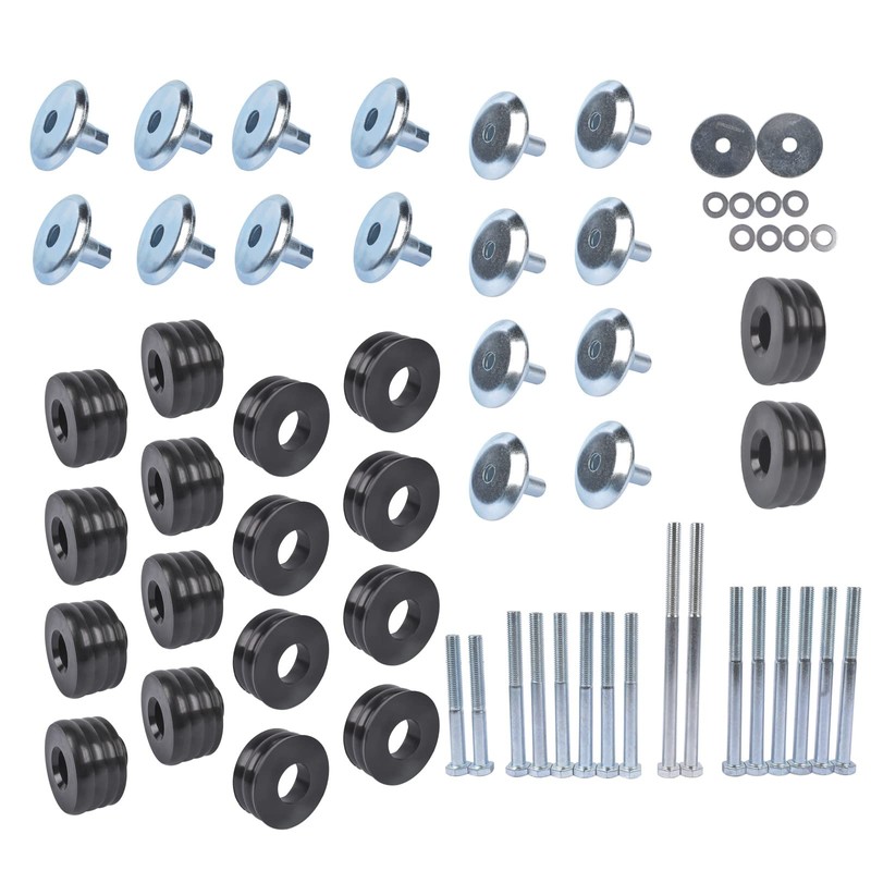 Weonefit KF04058BK Body Cab Mount Bushings Set Replacement for 1999-2007