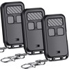 Kingdder 3 Pcs Universal Garage Door Opener Remote Compatible with