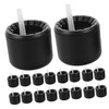 Baluue 20pcs Airtight Sealing Dropper Caps for Essential Oil Bottles