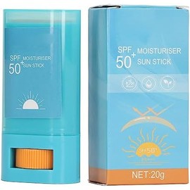 0.7oz Protector Solar en Barra, Bloqueador en Barra, Bloqueador Solar, Sunscreen Stick Roll On Refrescante y No Graso Ideal para Exteriores y Fiestas