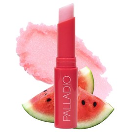 Palladio Exfoliante Labial Hidratante con Aroma, para Exfoliar y Suavizar los Labios, Infundido con Extracto de Sandía, Coco y Vitamina E, Vegano y Libre de Crueldad Animal
