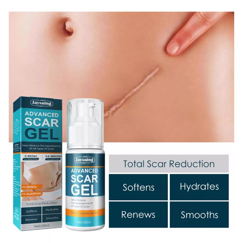 Jaysuing Crema/gel Para Cicatrices Profundas,marcas, Cacarizos