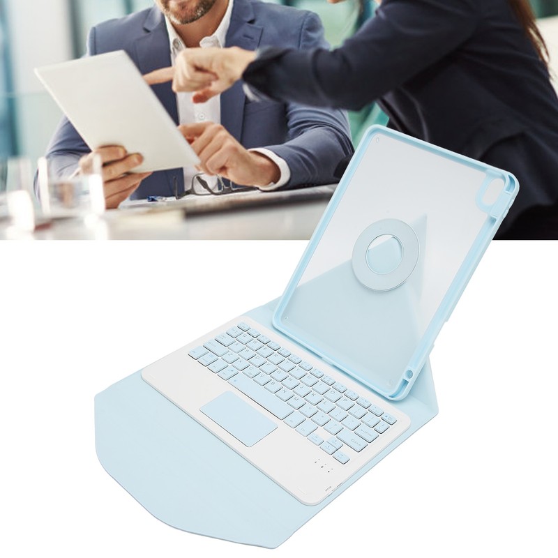Wireless Keyboard Case 10.9in Magnetic Detachable Keyboard Cover with Touchpad