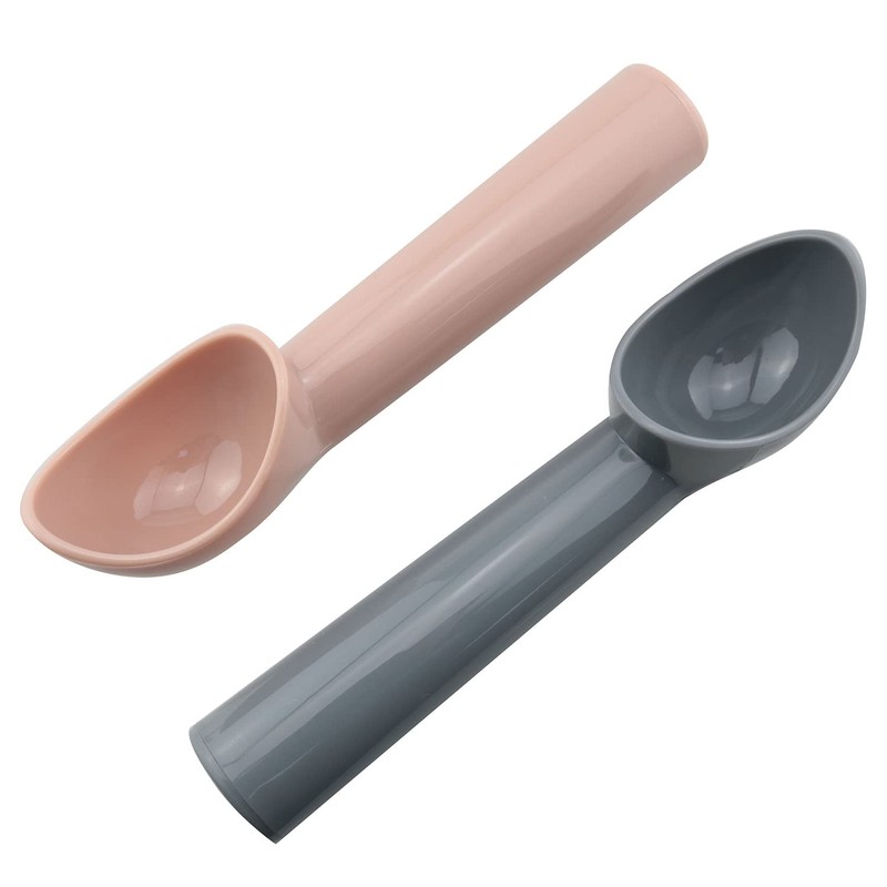 JCBIZ 4pcs Plastic Ice Cream Scoop Fruit Spoons Melon Baller