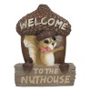 Rustic Welcome To The Nut House Funny Family Squirrel And