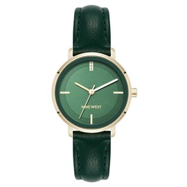 Nine West Women's Genuine Crystal Accented Strap Watch, NW-3084