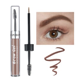 Eyebrow Gel Brow Makeup Gel, Auburn Eyebrow Tint Kit Dye Brow Pomade, Brown Long-Lasting Waterproof Eye Brow Pigment with Brush for Natural Makeup Shades Eyebrow Stamp Eyelash 06#