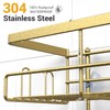 AKTECKE Shower Caddy Hanging Bathroom Organizer: Rustproof Shelf for Inside