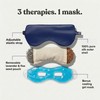 ASUTRA Silk Eye Pillow for Sleep, Navy | Filled w/Lavender