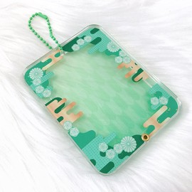 Acrylic Frame [Japanese] [For Trading Card / Aksta] Green