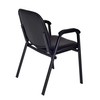 Regency Ace Vinyl Stack Chair, Black