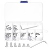uxcell M2 Torx Security Screws Kit, (M2x3/4/5/6/8/10mm) 120pcs 304 Stainless