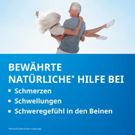 STADA vein tablets, pure herbal vein remedy, active ingredient of horse chestnut, against pain, swelling and heaviness in the legs, 1 x 50 prolonged-release tablets