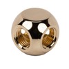 Barrow G1/4" 4-way Ball Fitting, Gold
