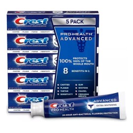 5 Pack Crest Pasta Dental Pro Health Advanced De 144 Gr C/u