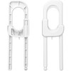 Shackle Lock Child Lock 4 Pieces in White for Many