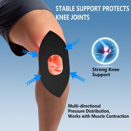 KZXCVS 10er Set Kinesiologieband für Knie,Knie Tape Vorgeschnittenes Kinesiologieband für Knieschmerzlinderung & Unterstützung, elastisches athletisches Band für Kniestabilität,Kinesiotape