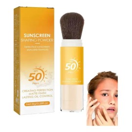 Polvo De Maquillaje De Protección Solar Mate Spf50 Pa ++