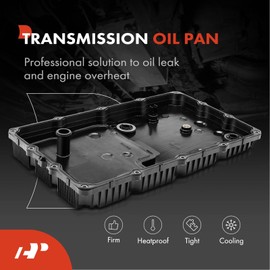 A-Premium Transmission Oil Pan with Drain Plug Compatible with Hyundai Genesis 2013-2016, Genesis Coupe 2013-2016, Equus 2012-2016 & Genesis G80 2017-2020, G70 2019-2020, G90 & Kia K900, Stinger