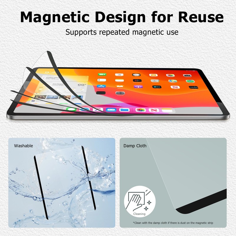 Adeway Magnetic Paper Feel Screen Protector for Surface Pro 12