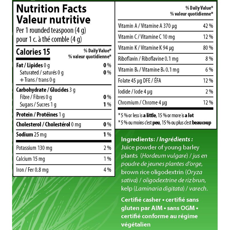 BarleyLife - Family Size (12.7 oz) Barley Grass Powder