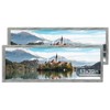 Hongkee 13x39 Puzzle Frame 2 Packs, Real Glass and Rustic