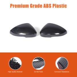 car-king888 ABS Carbon Car Rearview Mirror Cover Side Mirror Caps For Jaguar F-TYPE 2013-24