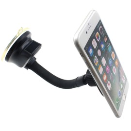 Fonus Car Mount Magnetic Holder Compatible with BLU View 5 PRO, Dash Windshield Gooseneck Strong Grip Strong Magnets