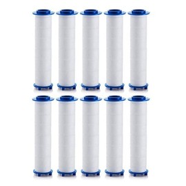 Shower head Filters 10 Pcs, Ion Shower Drops Head Filter, PP Cotton Filtered Shower Handheld, Filter Element Multiple Specifications, Suitable for Different Models of Shower Heads (White, 7cm/2.75in)
