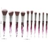 Ipetboom Juego De 10 Brochas De Maquillaje Con Cerdas Blancas