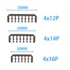 Formulamod Cable Comb Kit for PSU Cable,Includes 4 x 16