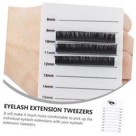 Minkissy 4pcs Portable Acrylic Eyelash Board Lash Extension Pallet Professional Lash Holder for Salon Home