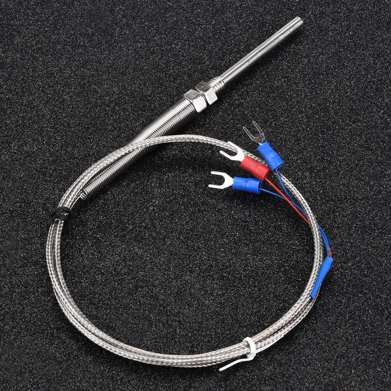 Hilitand Thermocouple, M8 Thread PT100 Platinum Resistor, Thermocouple Probe Temperature