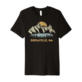 Doraville Georgia Mountain Sunset Sunrise GA Premium T-Shirt