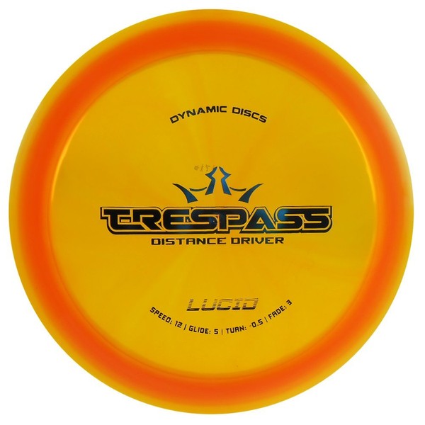Dynamic Discs Lucid Trespass Distance Driver Golf Disc [Colors May Vary] - 173-176g