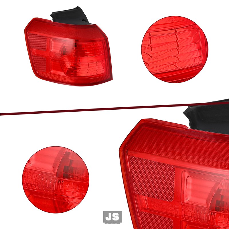 JSBOYAT Halogen Tail Light Fits for 2010-2017 GMC Terrain SL/SLE/SLT