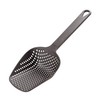 Solid Food grade silicone Spider Skimmer Ladle for Cooking and Frying, Kitchen Utensils Wire Pasta Strainer Spoon with Handle for Kitchen Frying Food, Pasta, Spaghetti, 4.8 Inch