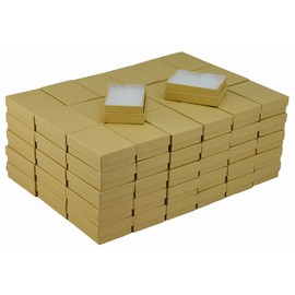 JPB Kraft Cotton Filled Jewelry Box #32 (Case of 100) 3.125 inches x 2.125 inches