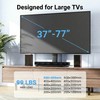 PERLESMITH Universal Swivel TV Stand for 37-77 inch TVs, Table