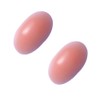 Healifty 2 Pairs Soft Silicone Shoulder Push-up Pads Adhesive Shoulder