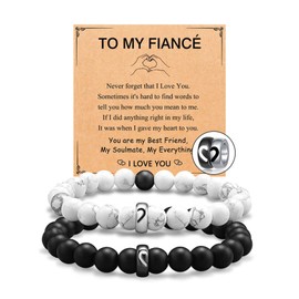 Matching Couple Ring Bracelets Gifts for Boyfriend Matching Bracelets for Couples Valentines Day Gifts for His and Her