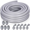 Feotech Liquid-Tight Conduit and Connector Kit - 3/4 Inch 25