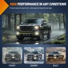 Nilight Fog Lights Assembly Compatible with 2014 2015 GMC Sierra
