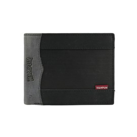 Wampum Mens Genuine Leather Classic Coin Purse with Box, Black (black 01), Classic