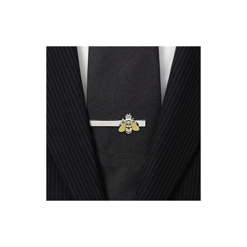 Bee N02501 Bee Tie Clip, Tie Bar, Tie Clip, Brass,