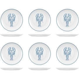 H&h Set 6 Piatti Frutta Ocean CM20