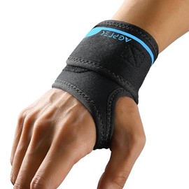 AGPTEK Wrist Brace, Carpal Tunnel Bandage, Compression Wrist Guards for Tendonitis, Breathable Wrist Support for Gym, Sports, Computer Work, Right