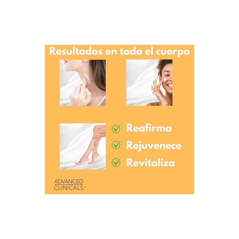 ADVANCED CLINICALS CREMA CORPORAL RETINOL REAFIRMANTE CON VITAMINA E, TE