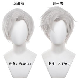 Akixen Thin Wig, Cosplay, Anime Hair Net, Fashion, Present, Event, Halloween, Christmas, Heat Resistant, Disguise, School Festivals, Cultural Festivals